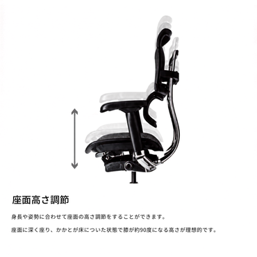 Ergohuman PRO2 Low Type Black Frame / エルゴヒューマン プロ2 ロータイプ ブラックフレーム