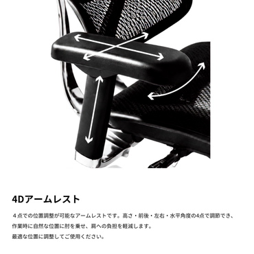 Ergohuman PRO2 Low Type Black Frame / エルゴヒューマン プロ2 ロータイプ ブラックフレーム