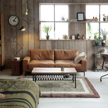Crest Sofa OB 3-seater / クレストソファ オーカーブラウン 3人掛け