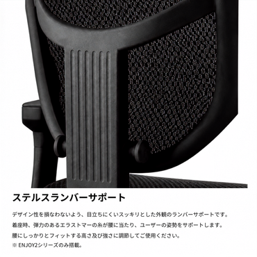 Ergohuman PRO2 Low Type Black Frame / エルゴヒューマン プロ2 ロータイプ ブラックフレーム