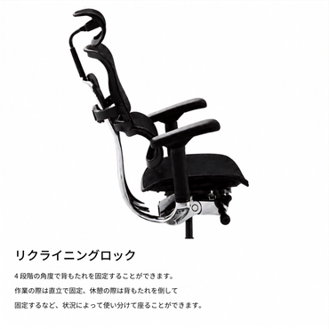 Ergohuman PRO2 Low Type Black Frame / エルゴヒューマン プロ2 ロータイプ ブラックフレーム