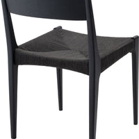 Paper-Cord Chair BK / ペーパーコードチェア ブラック