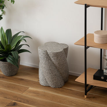 Terrazzo Side Table GY / テラゾー サイドテーブル【Twist】