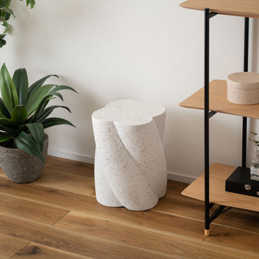 Terrazzo Side Table WH / テラゾー サイドテーブル【Twist】