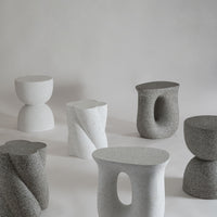 Terrazzo Side Table GY / テラゾー サイドテーブル【Hour】