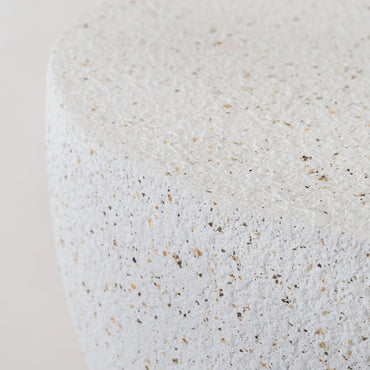 Terrazzo Side Table WH / テラゾー サイドテーブル【Hour】
