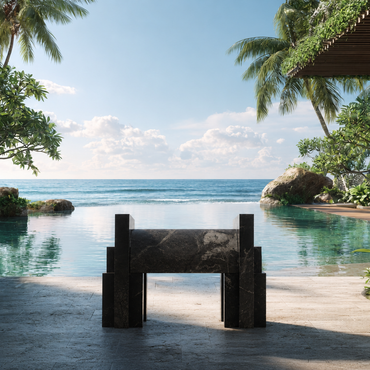 kamaboco Chair - Oki Stone / カマボコチェア 隠岐石