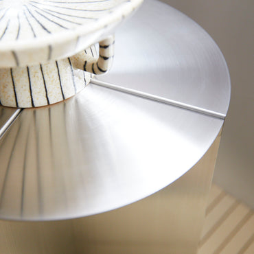 Lustre Side Table SV / ラスター サイドテーブル シルバー
