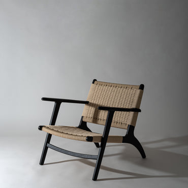 Anze Lounge Chair BK / アンゼ ラウンジチェア ブラック