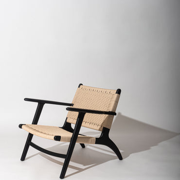 Anze Lounge Chair BK / アンゼ ラウンジチェア ブラック