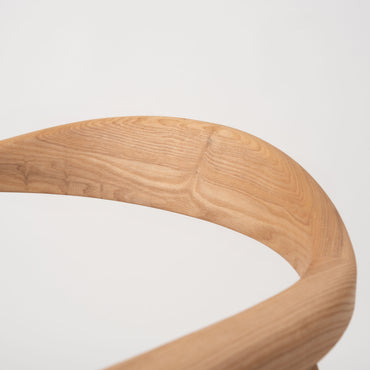 Curve Arm Chair NA×BE / カーブ アームチェア ナチュラル×ベージュ