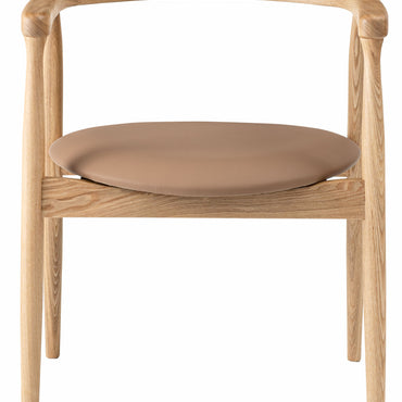 Curve Arm Chair NA×BE / カーブ アームチェア ナチュラル×ベージュ