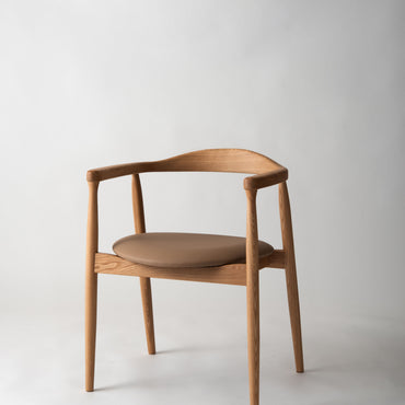 Curve Arm Chair NA×BE / カーブ アームチェア ナチュラル×ベージュ