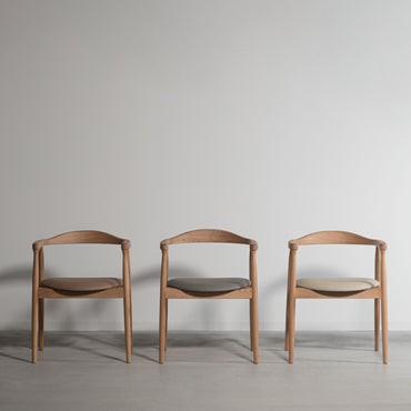 Curve Arm Chair NA×BE / カーブ アームチェア ナチュラル×ベージュ