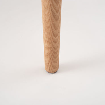 Curve Arm Chair NA×VI / カーブ アームチェア ナチュラル×アイボリー