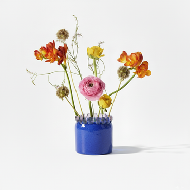 Anemone Flower Vase Indigo / アネモネ フラワーベースインディゴ