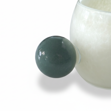 Ball Handle Mug Ivory × green / ボールハンドルマグ アイボリー×グリーン