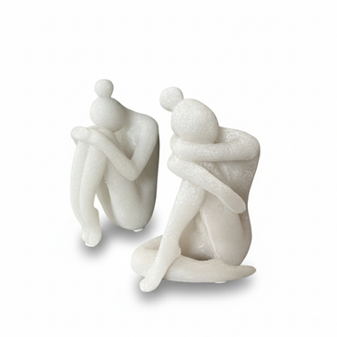 Thinking Woman Bookends – Artificial Marble / 人工大理石製 考える女性 ブックエンド