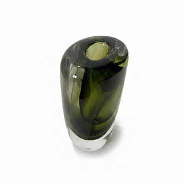 Halo Glass Vase Olive Green/ ヘイロー グラスベース オリーブグリーン