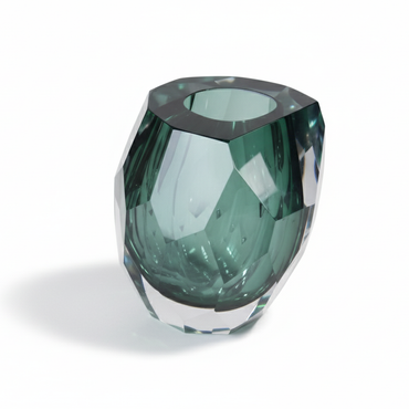 Prism Glass Vase Emerald / プリズム グラスベース エメラルド