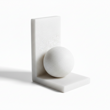 Marble Ball Pair of Bookends / マーブル ボール ペア オブ ブックエンド
