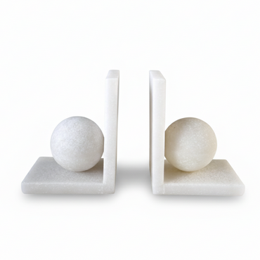 Marble Ball Pair of Bookends / マーブル ボール ペア オブ ブックエンド