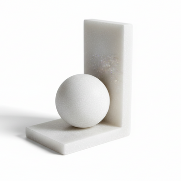 Marble Ball Pair of Bookends / マーブル ボール ペア オブ ブックエンド