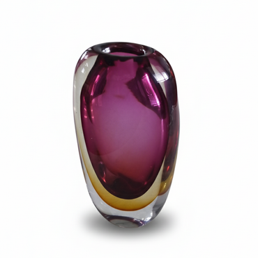 Aurora Glass Vase Amber Rose / オーロラ グラスベース アンバーローズ