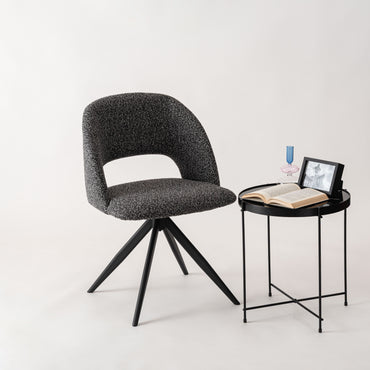 Bulka Swivel Chair DGY / ブルカ スイベルチェア ダークグレー