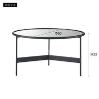 Lune Glass Table  / リュンヌ ガラステーブル【L】