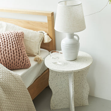 Wavy Stone Table WH / ウェイビー ストーンテーブル ホワイト