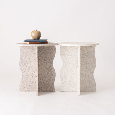 Wavy Stone Table WH / ウェイビー ストーンテーブル ホワイト