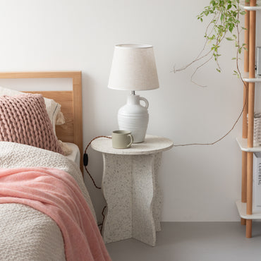 Wavy Stone Table WH / ウェイビー ストーンテーブル ホワイト