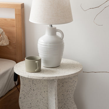 Wavy Stone Table WH / ウェイビー ストーンテーブル ホワイト