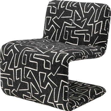 Glyph Lounge Chair BK / グリフ ラウンジチェア ブラック