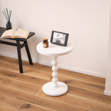 Pallo Side Table WH / パロ サイドテーブル ホワイト