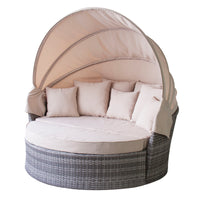 Loma Daybed Sofa & Table Set BE / ロマ デイベッドソファ&テーブルセット ベージュ