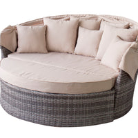 Loma Daybed Sofa & Table Set BE / ロマ デイベッドソファ&テーブルセット ベージュ