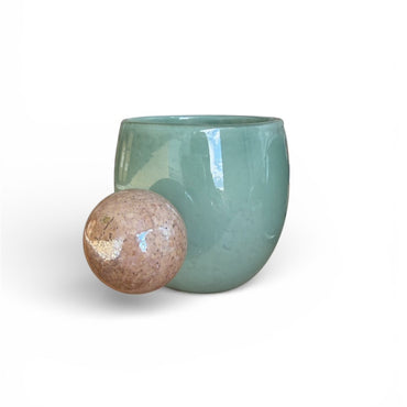 Ball Handle Mug green × Pink / ボールハンドルマグ グリーン×ピンク