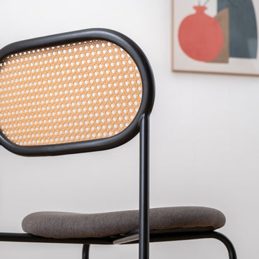 Oval Rattan Chair DGY / オーバル ラタンチェア ダークグレー