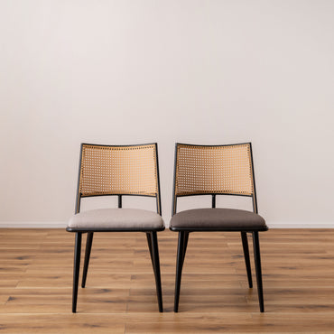 Curve Rattan Chair BE / カーブ ラタンチェア ベージュ