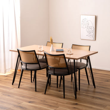 Curve Rattan Chair BE / カーブ ラタンチェア ベージュ