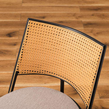 Curve Rattan Chair BE / カーブ ラタンチェア ベージュ