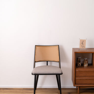 Curve Rattan Chair BE / カーブ ラタンチェア ベージュ