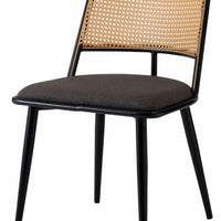 Curve Rattan Chair DGY / カーブ ラタンチェア ダークグレー