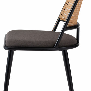 Curve Rattan Chair DGY / カーブ ラタンチェア ダークグレー