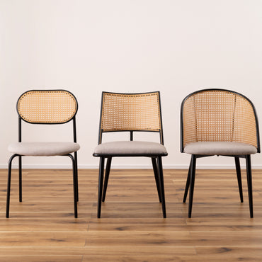 Rico Rattan Chair BE/ リコラタンチェアベージュ