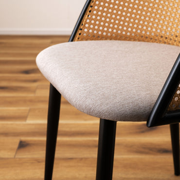 Rico Rattan Chair BE/ リコラタンチェアベージュ