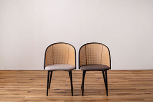 Rico Rattan Chair BE/ リコラタンチェアベージュ