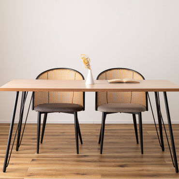 Rico Rattan Chair DGY/ リコラタンチェアダークグレー